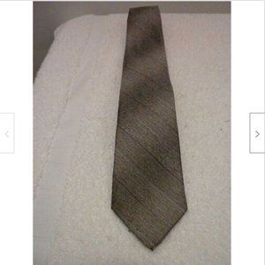Mens  NECKTIE  Orsini of Florence Brown Striped Tie 58 x 3  Wedding Graduation